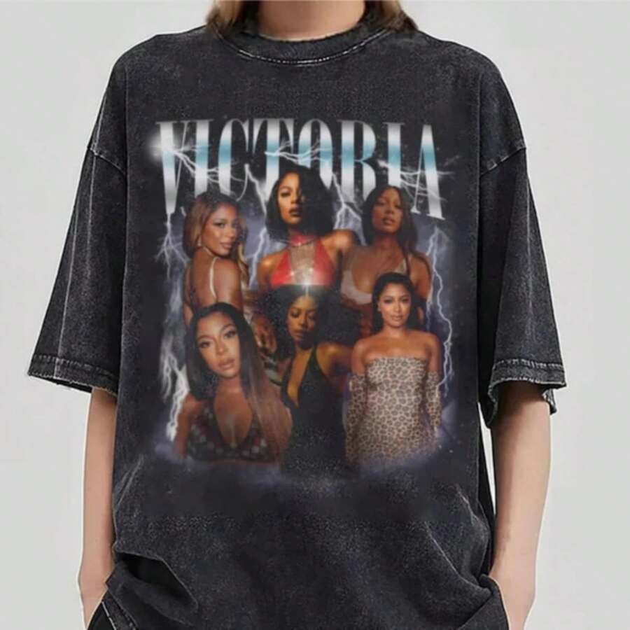 Photo Retro Bootleg Shirt_ Y2K Party Tee, Christmas Gift - Black - View 1