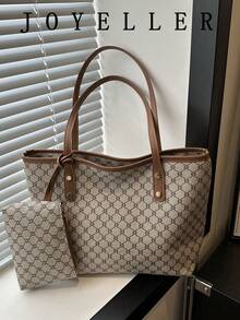 大容量女士通勤包，个性化手提包，2026新款精致小众单肩包，高品质女士包 - 彩色 - 查看 5