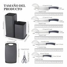 Juego De Utensilios Silicon Cocina Juego De Cuchillo 31 Set - por defecto - Ver 2