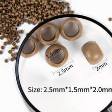 Professional Hair Extension Tool Kit, 1000pcs With Nano/Micro Ring System, Heavy-Duty Extension Removal Pliers & Hook Device, Compatible With Clip-In/Tape-In/Micro-Link Hair Extensions, For All Hair Types - Multicolor - View 6