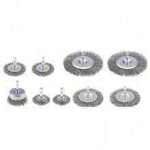 13PCS Rotary Copper Wire Cleaning Wheel Cup Brush Drill Attachment Bit Set Tool - 13PCS - View 4