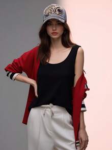 1顶新款男士棒球帽，鲨鱼刺绣图案，街头嘻哈风格，休闲百搭，采用优质透气面料，宽大可调节帽带和弧形帽檐，完美贴合。 - 深灰色 - 查看 1