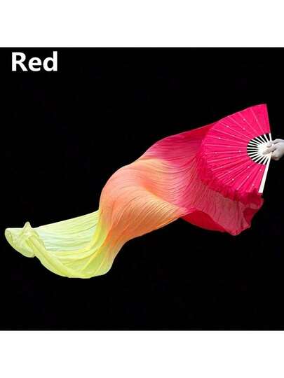 1pc Durable Silk Dance Fan, Chinese Style Fan Suitable For Group Dance, Performance, Party Decoration, Dance Events, Also Suitable As Mother's Day Gift For Ladies, Mothers, Friends, Girlfriends And Boyfriends. Ideal For Birthday, Wedding, Anniversary, Valentine's Day, Thanksgiving And New Year Surprise Gifts. This Item Is Almost Perfect.