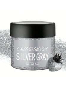Edible Glitter - 30g Edible Luster Dust Metallic Coloring Glitter For Drinks, Baking, Cake Decorating - Edible Dust Powder Shimmer Sprinkle Powder For Icing, Candy - Multicolor - View 9