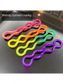 1个变色扭扭拼图减压小工具，爆款热销解压玩具（可自行组装成各种形状） - 彩色 - 查看 2