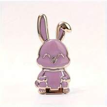 1pc Rabbit Shaped Phone Case With Adhesive Back, Kickstand, Desk Stand, Creative Design For Men And Women - Multicolor - View 11