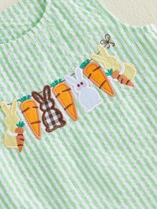 Newborn Baby Bodysuits - 綠色 - 查看 7