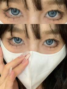 JeweLens 1 Cặp Mắt Rắn Màu Xanh Dương - Màu xanh lam - Xem 3