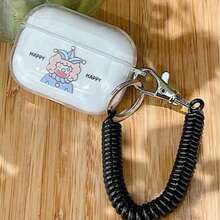 Happy Clown Cartoon Graffiti Style Protective Case Compatible With Apple , Anti-Scratch And Anti-Drop Cover - Clear - View 2