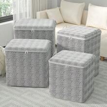 Bolsa de almacenamiento de ropa, bolsa de edredón, bolsa de almacenamiento para mudanza, bolsa de equipaje, caja de almacenamiento portátil, caja de almacenamiento de ropa, cesta de ropa sucia - Multicolor - Ver 7