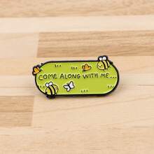 1pcs Cute Bee Cartoon Badges On Backpack Brooches Hat Lapel Pins - 1pcs - View 2