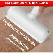 1pc Upgraded Static Cling Pet Hair Remover, Suitable For Cats And Dogs, Removes Loose Pet Hair, With Rolling Ball Brush, Pet Grooming Brush - Multicolor - View 5