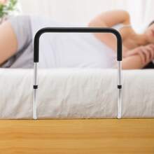 SanBouSi Bed Assist Bar With Tool-Free Installation, Height Adjustable Bed Rail For Elderly & Seniors, 300lbs Capacity Non-Slip Bedside Handle For Fall Prevention Safety - Black - View 7