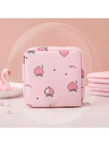 1个创意极简卫生巾收纳袋，多功能旅行化妆包，化妆袋，理想礼物 - 彩色 - 查看 8