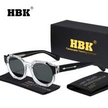 HBK Kính râm thiết kế độc đáo Polygon, gọng CP+PC, tròng kính màu sắc đặc biệt, kiểu dáng hiện đại sang trọng, thiết kế phối màu tương phản, phụ kiện kính mắt thường ngày, phù hợp cho cả nam và nữ khi đi nghỉ mát, du lịch, lái xe, đi biển, làm quà tặng. - K40205 - Xem 7