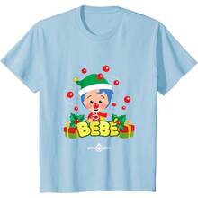 Plim Plim Christmas Family - Mom Dad Baby Matching T-Shirt All Seasons,220g Pure Cotton Single-Sided Printed Crew Neck Short-Sleeved T-Shirt,Unisex Top,Base Layer - Color 7 - View 1