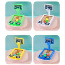 12pcs Mini Basketball Shooting Stress Relief Game, Indoor Outdoor Interactive Basketball Game, Desktop Game (Pattern Not Fixed), Random Color Delivery - Multicolor - View 9