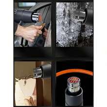 soprador termico, pistola calor, herramienta de salida de aire caliente, película de belleza automotriz, derretimiento de hielo y descongelación, removedor de pegamento para el hogar, DIY, reparación de piezas de plástico termoretráctil,pistola aire caliente,pistola calor - Tipo de Enchufe A USA (110-127V) - Ver 3