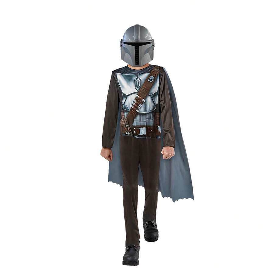 KIWI Mandalorian Opp Star Wars Costume – Galactic Outfits Of Iconic Characters For Carnival And Halloween, Ideal For Theme Parties, Cosplay And Events, Science Fiction Outfits With Adventurous, Jedi And Dark Side Style - 彩色 - 查看 1