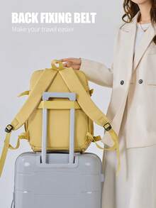 Vacuum Compression Packing Set 40*30*20cm Travel Bag, Luggage Bag, Travel Essential! Manual Pump Vacuum Compression Backpack - Free Up Massive Space With One Pump! Large Capacity + Removable, Back-To-School Season Hot Seller - Rectangle - View 3