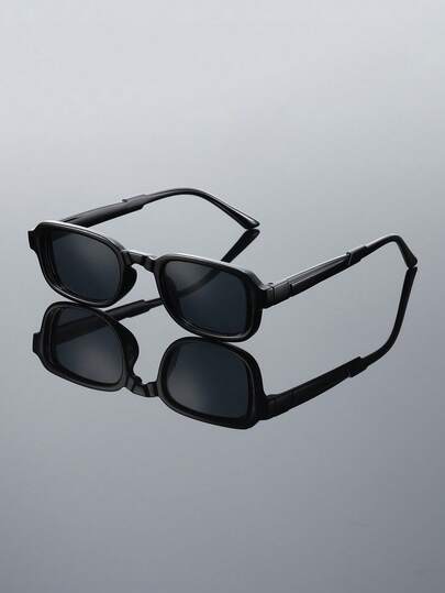 1-2pcs Men Classy Aesthetic Vintage Cool Personality Modern Simple Style Fashion Eyeglasses For Outdoor Travel Daily Life Street-Photography Musical Festival Outdoor Casual Activities Driving Camping Accessories