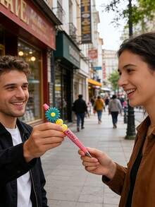 قلم حبر جاف مزخرف بالخرز الزهري المخصص، قلم حبر جاف للعودة إلى المدرسة المخصص، تجديد الربيع، عيد الأم، عيد الحب، هدية عيد، علبة هدايا، هدية إبداعية للأزواج، متعدد الوظائف، زخرفي، قابل لإعادة الاستخدام، حديث، ملون، جميل، رجعي، بطراز كرتوني، مناسب للموظفين والعملاء والطلاب، مناسب للأعراس والأعمال والمكاتب والأعياد والمدارس والمستلزمات المدرسية - متعدد الألوان - مشاهدة 10