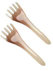 Plastic Scalp Massager, Scraping Massage Tool For Back, Head Scratcher, Portable Handheld SPA Head Massager, Deep Relaxation, Back To School Supplies - Multicolor - View 13