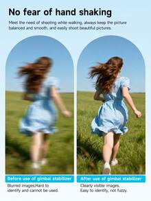 AXNEN Upgraded Version! 2026 New HQ3 3-Axis Foldable Gimbal Stabilizer, Freely Rotating Multi-Angle Handheld Gimbal For Smooth Video, Photography, Selfies, Vlog, And Live Streaming - Camera Stabilizer Compatible With All Android/IOS Phones. - Multicolor - View 8