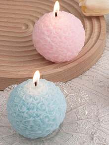 INS Style Rose Flower Silicone Candle Mold - White - View 2