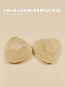 1 件比基尼文胸，带海绵垫 + 10 个无纺布胸垫，加厚透气，自粘防滑，上托胸部支撑文胸垫。 - 彩色 - 查看 4