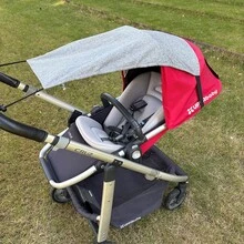 Baby Stroller Sun Shade, Infant Pram Sunshade Canopy, Stroller UV Protection Cover, Summer Sunscreen Cloth - Multicolor - View 5
