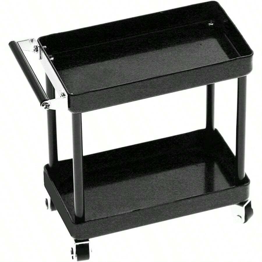 carrito organizadorOrganizadores de herramientas carro de herramientas Rendimiento duradero Fiable y práctico Fácil de montar para taller de garaje para accesorios RC - negro - Ver 1