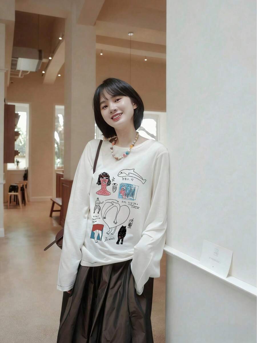 Women T-Shirts - White - View 1