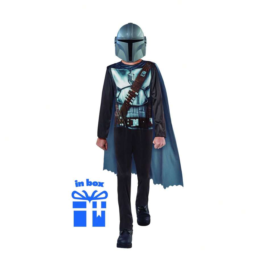 KIWI Mandalorian Costume Opp In Box Star Wars – Galactic Outfits Of Iconic Characters For Carnival And Halloween, Ideal For Theme Parties, Cosplay And Events, Sci-Fi Outfits With Adventurer, Jedi And Dark Side Style - 彩色 - 查看 1