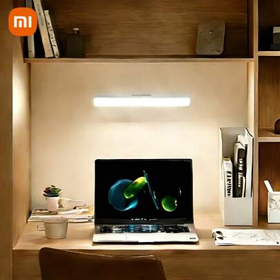  Đèn đọc sách từ tính Xiaomi Mijia chống rối, hai màu ấm và lạnh, đầu đèn kéo dài 36cm, điều chỉnh độ sáng 3 cấp, sạc Type-C, pin dung lượng lớn 2000mAh, thích hợp để bàn, cầm tay, hiên nhà, tủ quần áo, trang điểm, phù hợp với nhiều mục đích sử dụng, quà tặng Ngày Quốc tế Phụ nữ.