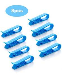 4/8件套钻石画工具画布夹 DIY十字绣钻石刺绣全钻画布夹专用卷布刺绣夹。适用于办公室和日常使用。美观实用，方便快捷。 - 彩色 - 查看 7