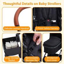 Baby Strollers - Black - View 3