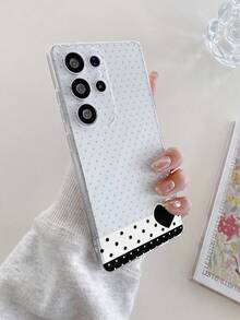 1个波点爱心图案镜头保护壳，兼容三星、Nothing、Pixel、INFINIX、苹果、小米红米等手机 - 彩色 - 查看 3