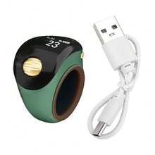 Thumb Roller Counter With OLED Display & USB-C Charging, Adjustable Ring 18mm 20mm 22mm Silent 99999 Tally - Mixed Colors - View 11