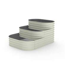 Galvanized Steel Raised Garden Bed Kit, 30" Deep Root Planter Box for Vegetables, Herbs & Flowers, Easy Assembly, 5 x 3.5 x 2.5 Ft, Green - Verde - Ver 7