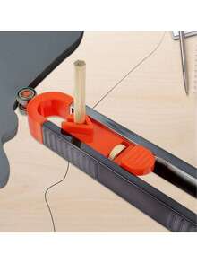 1 Set Woodworking Measuring Ruler Kit, Includes Contour Gauge With Lock And Adjustable Asymmetrical Curve Precision Measuring Tool - One Size Fits All - View 6