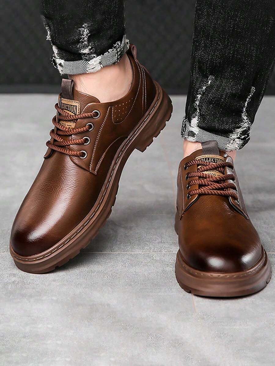 Dress Shoes - Brown - View 1