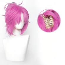 YEWELL 玫瑰红角色扮演头饰日常系列 Cosplay头饰系列 多风格诠释卡通动漫 适合私人派对 日常角色扮演 万圣节 坂本日常 - 玫紅色 - 查看 3