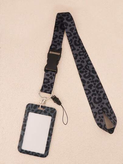 带证件卡套的挂绳，适用于钥匙、钥匙链、通行证、信用卡和手机，是送给教师、员工的理想礼物，也可作为汽车配件和包袋配件使用。