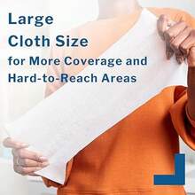 McKesson Washcloth Wipes For Adults, Scented (12 Pack, 576 Washcloths) Disposable Wash Cloths For Body - No-Rinse Formula With Snap Lid - Good For Incontinence And Elderly - 48 Wipes Per Pack - Có mùi thơm - Xem 6