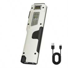 1PC Rechargeable EDC Flashlight Compact 8 Mode Pocket LED Flashlight USB-C Rechargeable Light With Digital Display Side Light & Clip - Multicolor - View 12