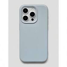 High-Quality Liquid Silicone Phone Case With Concave Button Design, Compatible With IPhone 17 AIR 16 15 14 13 12 11 Pro Max, Soft Waxy Texture, Skin-Friendly And Comfortable - Màu xanh lam - Xem 2