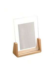 1 قطعة إطار صور حديث على شكل حرف U - مصنوع من مواد مركبة من الأكريليك الممتاز والجوز الصلب/الزان، حامل عرض بقاعدة مانعة للانزلاق، إطار صور مبسط للطاولة، يناسب صور بمقاس 4 * 6 بوصة / 5 * 7 بوصة - منظم مكتب - ديكور منزلي نوردي - رقم طاولة الزفاف - ديكور حائط للصور - هدية إبداعية للزملاء - متعدد الألوان - مشاهدة 20