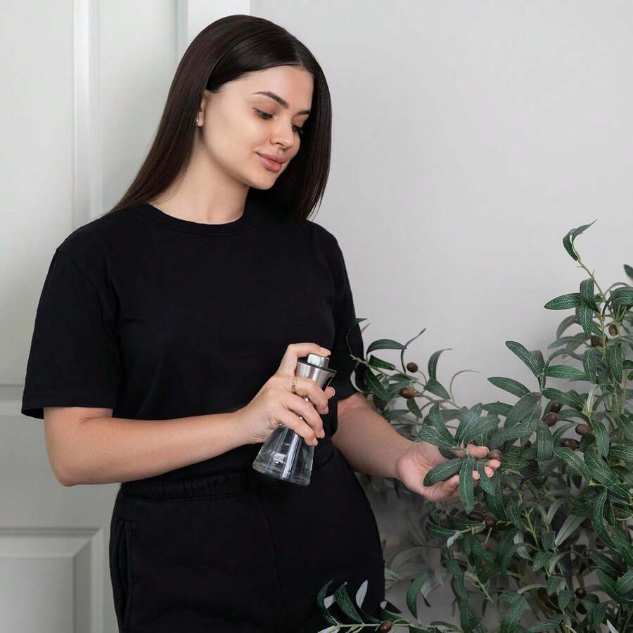 Pulverizador de aceite y depósitos de aceite - Plateado - Ver 1