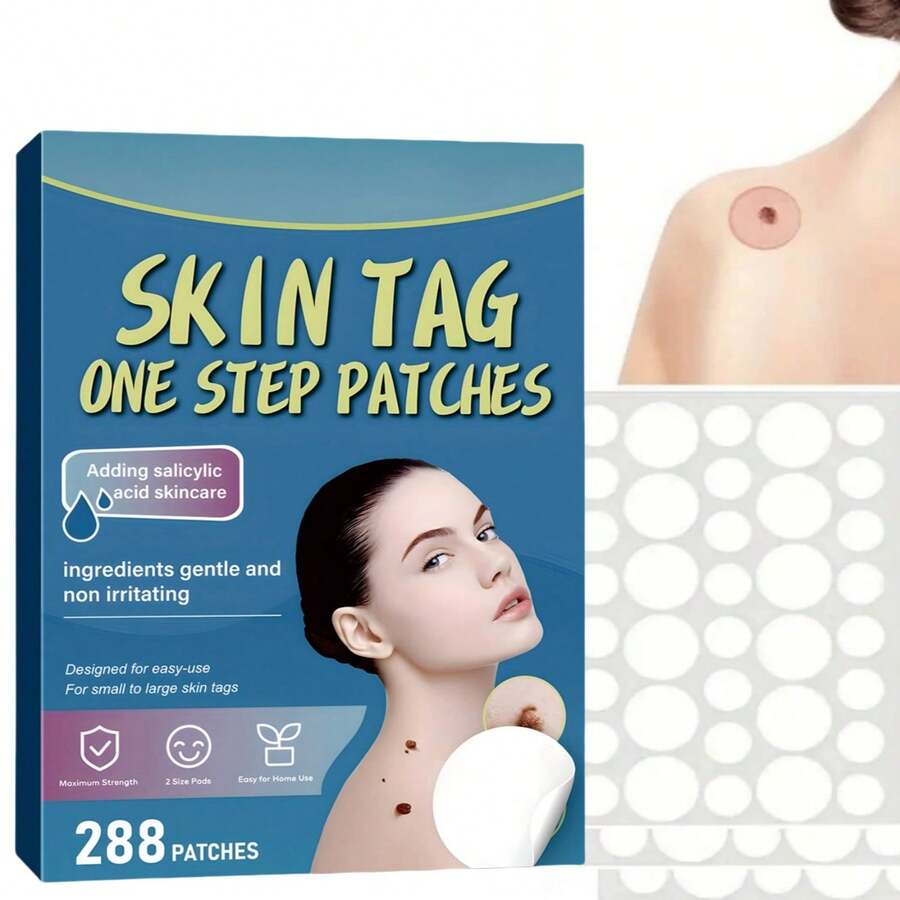 288片透明疤痕遮盖贴，遮瑕贴，透气舒适贴片 - 彩色 - 查看 1